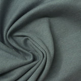 Cotton Stretch Rib Knit Fabric, 270 gsm, 160 cm — Green — photo 2