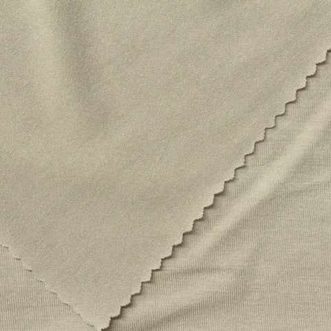 Viscose Stretch Jersey Knit Fabric, 220 gsm, 165 cm — Khaki