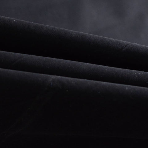 Brushed 100% Cotton Twill Fabric, 189 gsm — Black