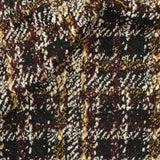 Black Textured-Plaid Jacquard, Poly-Viscose — photo 2