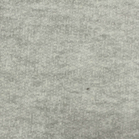 Light Grey Heathered-Marl French Terry, Cotton-Poly, 180 gsm