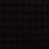 Dark Purple Houndstooth Knit, Polyester — photo 2
