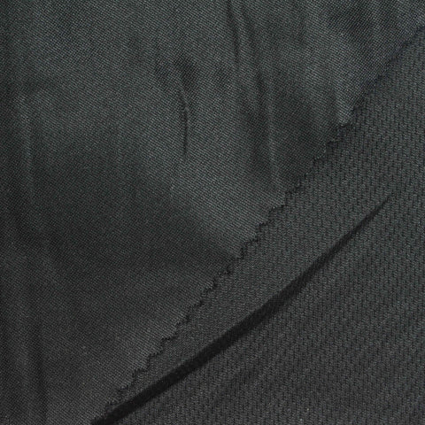 100% Polyester Birdseye Knit Fabric, 140 gsm, 155 cm — Grey
