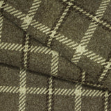 Jacquard 100% Polyester Knit Fabric, 330 gsm, 162 cm — Khaki — photo 2