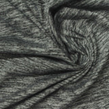 Grey Heathered-Marl Jersey Knit, Polyester — photo 2