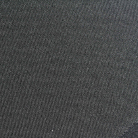 Polyester Cotton Stretch Scuba Knit Fabric, 350 gsm, 160 cm — Black