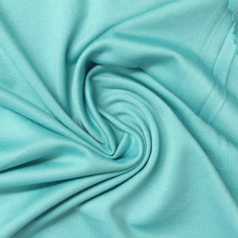 Polyester Stretch Jersey Knit Fabric, 160 gsm — Blue, ref EF-255363