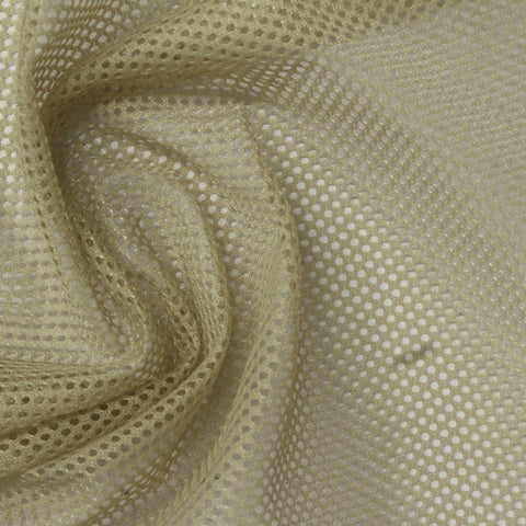 100% Polyester Mesh Fabric, 65 gsm, 160 cm — Khaki