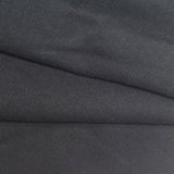 100% Cotton French Terry Fabric, 350 gsm, 170 cm — Black — photo 2