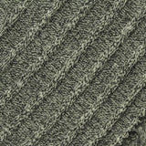 Heather Grey Marl Rib Knit, Polyester — photo 2
