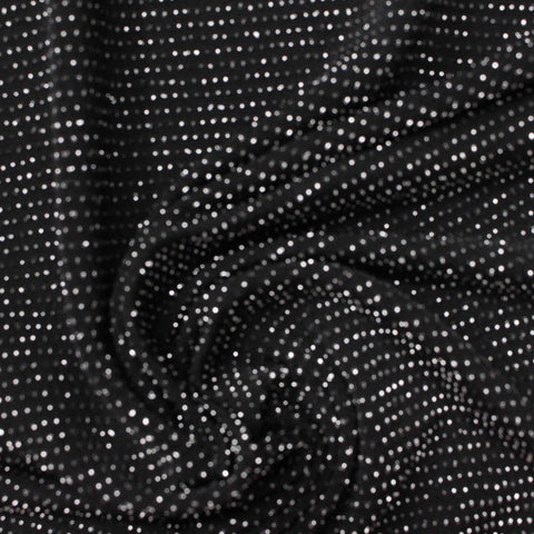 White Dots Knit, Nylon