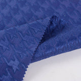 Blue Tone-on-Tone Houndstooth Jacquard, Polyester — photo 2