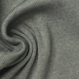 Heathered Grey Marl Rib Knit, Cotton-Poly — photo 2