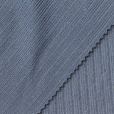 Polyester Viscose Stretch Rib Knit Fabric, 290 gsm, 145 cm — Blue — photo 2