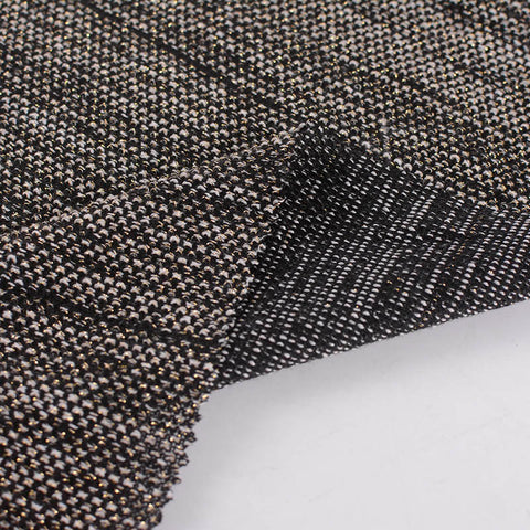 Black Marl Chunky Knit, Cotton-Viscose