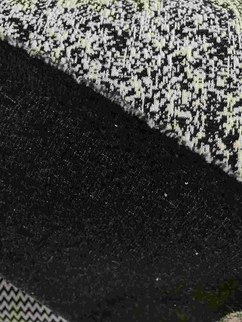Black Abstract Jacquard, Polyester, 238 gsm