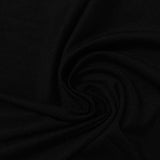 Birdseye Knit Fabric, 150 gsm — Black — photo 2