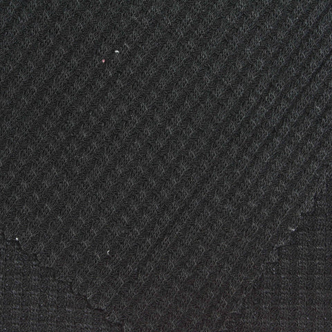 Dark Grey Marl Waffle Knit, Viscose