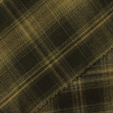 Olive Plaid Woven, Poly-Viscose, 290 gsm — photo 2