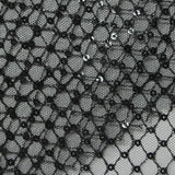 Black Dots Knit, Polyester, 130 cm — photo 2