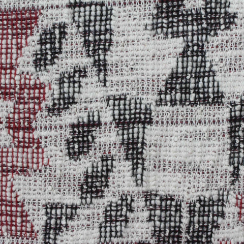 Maroon Fine-Marl Jacquard