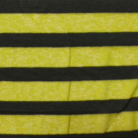 Dark Grey Stripes Jersey Knit, Viscose-Poly