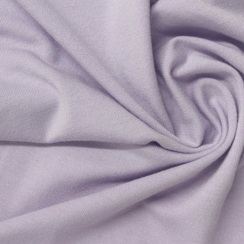 Light Lavender Jersey Knit, Poly-Viscose