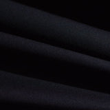 Polyester Viscose Woven Fabric, 220 gsm, 145 cm — Black — photo 2