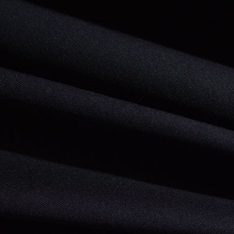 Polyester Viscose Woven Fabric, 220 gsm, 145 cm — Black