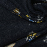 Yellow Leaves Crepe, Cotton-Poly — photo 2