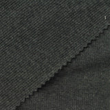 Dark Grey Heathered-Marl Rib Knit, Cotton — photo 2