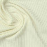 Viscose Stretch Rib Knit Fabric, 260 gsm, 160 cm — Yellow — photo 2