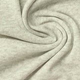 Light Grey Marl Rib Knit, Poly-Cotton — photo 2
