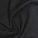 Tencel Lyocell Nylon Stretch Ponte Knit Fabric, 240 gsm, 160 cm — Black — photo 2
