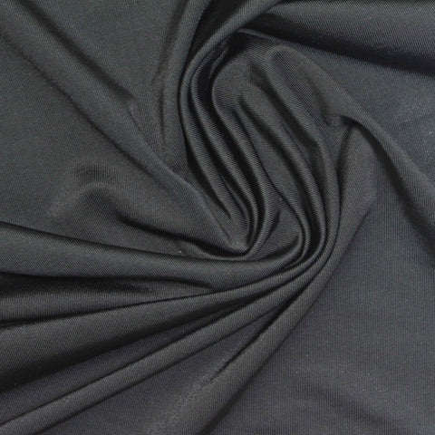 Polyester Stretch Ponte Knit Fabric, 170 gsm, 176 cm — Grey