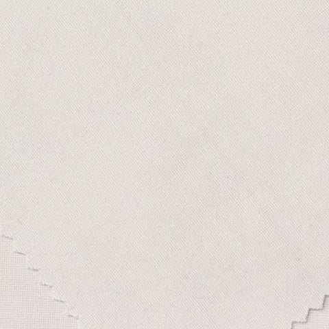 Viscose Nylon Stretch Ponte Knit Fabric, 385 gsm, 160 cm — White