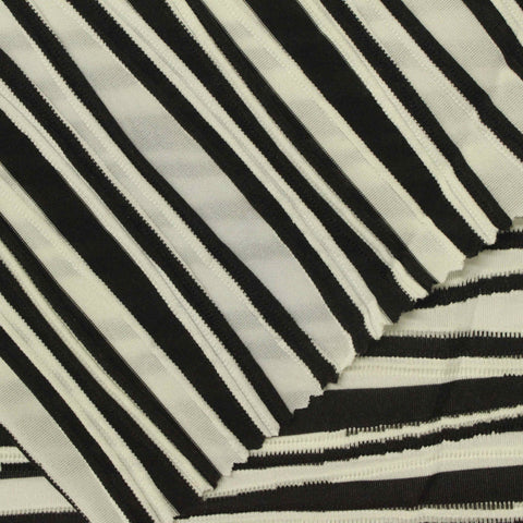 Black Zebra Jacquard, Polyester, 245 gsm