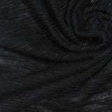 Black Marl Jersey Knit, Polyester — photo 2