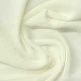 100% Cotton Jersey Knit Fabric, 195 gsm, 170 cm — White — photo 2