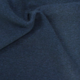 Dark Blue Marl Jersey Knit, Polyester — photo 2