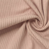 Stretch Rib Knit Fabric, 300 gsm — Beige — photo 2