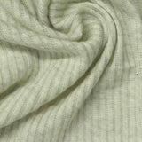 Brushed Polyester Viscose Stretch Rib Knit Fabric, 243 gsm, 145 cm — Khaki — photo 2