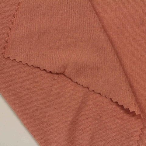 Polyester Viscose Jersey Knit Fabric, 154 gsm, 150 cm — Red