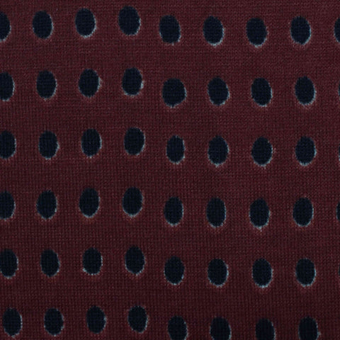 Dark Blue Dots Knit