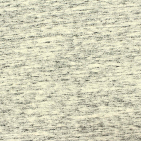 Light Grey Marl Jersey Knit, Cotton, 210 gsm, 150 cm