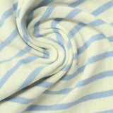 Light Blue Horizontal-Stripe Knit, Cotton — photo 2