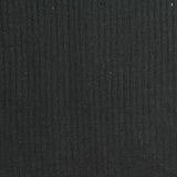 Cotton Stretch Rib Knit Fabric, 270 gsm, 120 cm — Black — photo 2