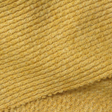 Jacquard Viscose Polyester Blend Chunky Knit Fabric, 290 gsm, 155 cm — Yellow — photo 2