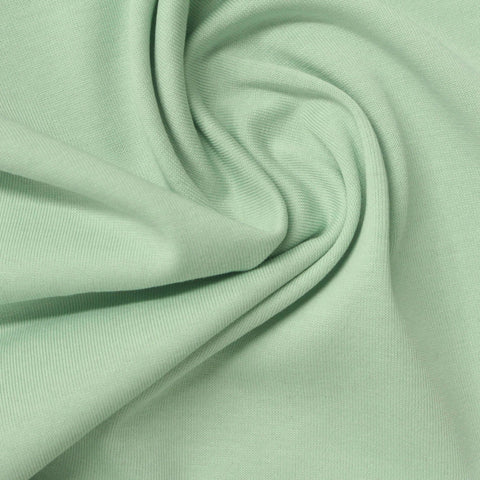 Cotton Polyester Jersey Knit Fabric, 200 gsm, 160 cm — Green