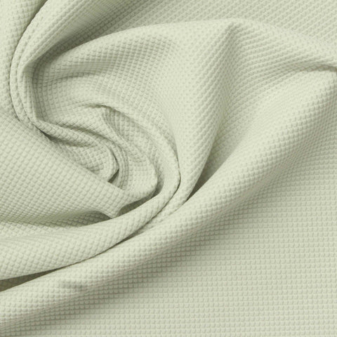Nylon Stretch Waffle Knit Fabric, 178 gsm, 184 cm — Khaki